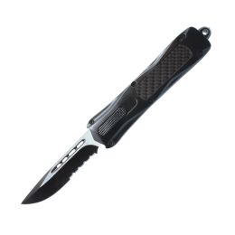 Carbon Fiber Automatic OTF Knife w Belt Clip