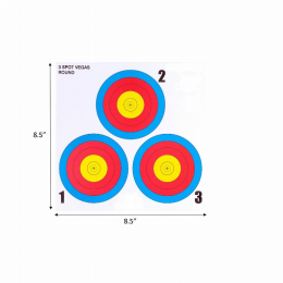 3 Spot Vegas Mini Paper Target 100 Count