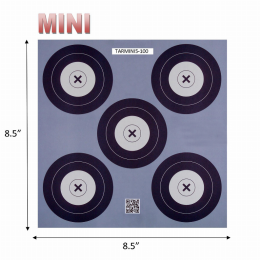 5 Spot Mini Paper Target 100 Count