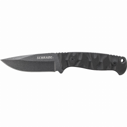 Schrade Schf59 Fixed 3.875 In Black Blade G-10 Handle