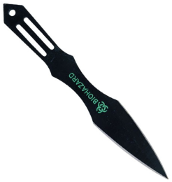 2 Piece Throwing Knife BioHazard