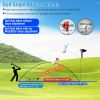 Professional Precision Laser Golf Rangefinder 656Yard 6X Magnification Distance Angle Speed Measurement