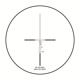 Maku metal sight 4x32 eating chicken outdoor sports quadruple lens (Option: HY9113 1style)