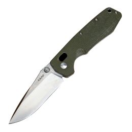 Three Blade Outdoor Folding Fruit Knife Camping Kit D2 Steel (Option: Army Green)