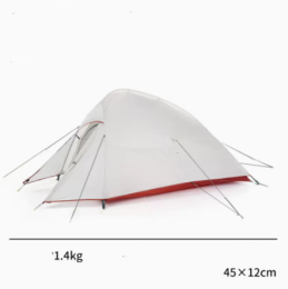 Tent Outdoor Hiking Camping Rain Proof (Option: 2people light grey)