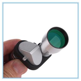 Low light night vision outdoor single telescope cell phone telescope (Color: Green)