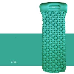 Inflatable Mat Outdoor Supplies Air Camping Portable Automatic Inflatable Mattress Moisture-proof Tent Mat Camping Mat (Option: Green-Foot step)