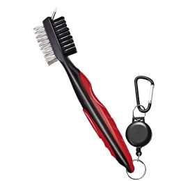 Golf Club Cleaning Brush With Protector (Color: Red)