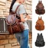 Women Girls Leather Backpack Shoulder School Shoulder Satchel HandBag Travel