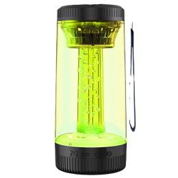 Outdoor Portable Camping Light Led Colorful Wireless Bluetooth Speaker (Option: Black-USB plug)